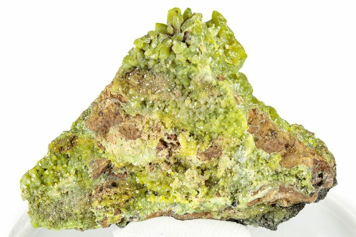 Apple-Green Pyromorphite on Matrix - Congo #326582